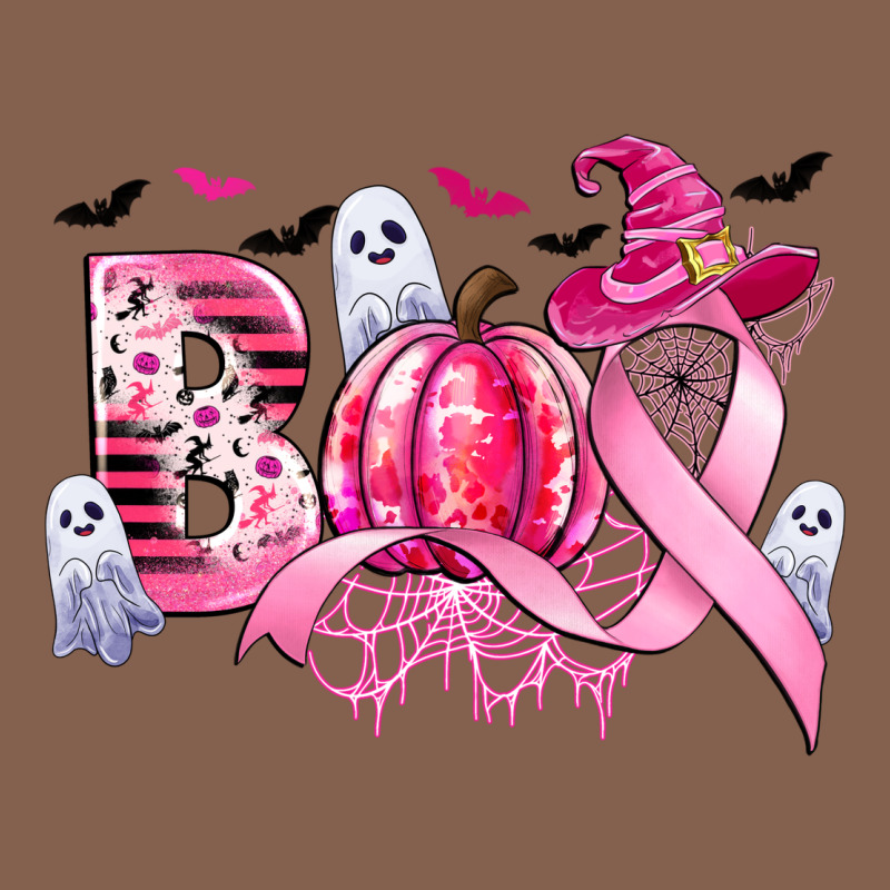 Boo Pink Pumpkin Witch Breast Cancer Zipper Hoodie by CowGirlArtShop | Teevron