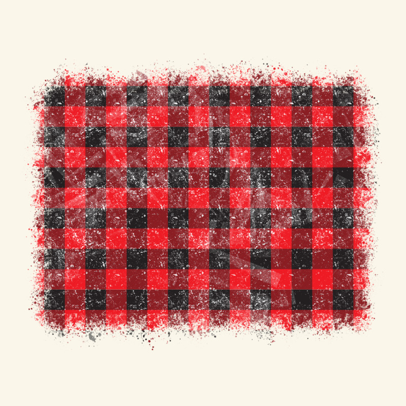 Distressed Buffalo Plaid Background Premium Hoodie by CowCowDesign | Teevron