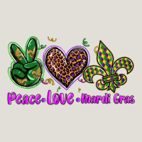 Peace Love Mardi Gras Heavy Core Tee | Teevron