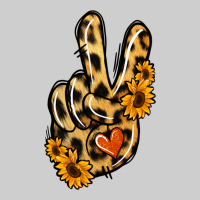 Leopard Sunflower Peace Sign Premium Tee | Teevron