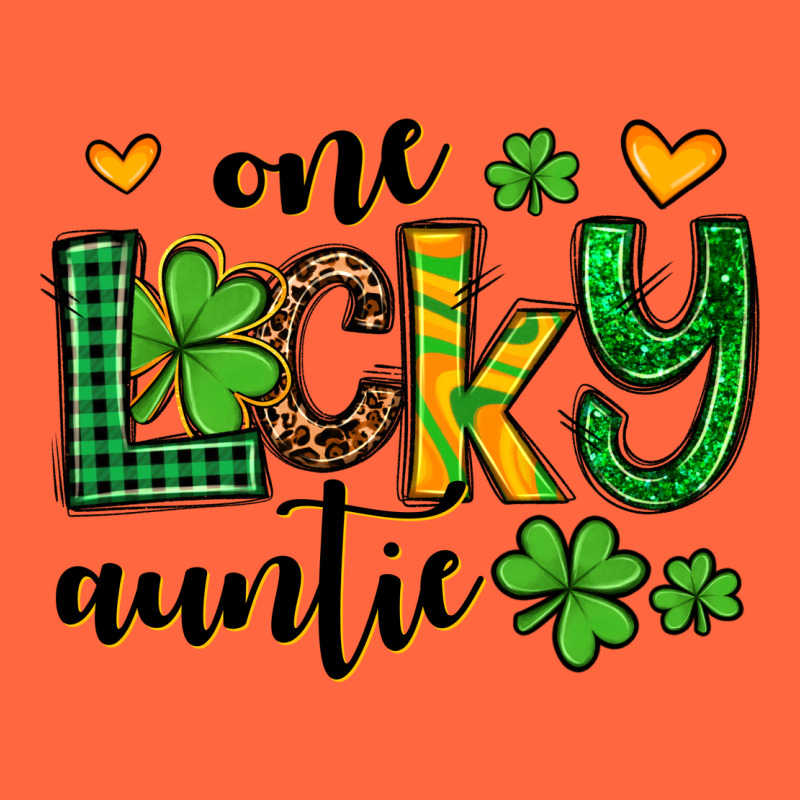 One Lucky Auntie St. Patrick's Premium Hoodie by OliviaCreatesArt | Teevron