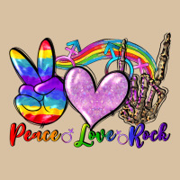 Peace Love Rock Heavyweight Hoodie | Teevron