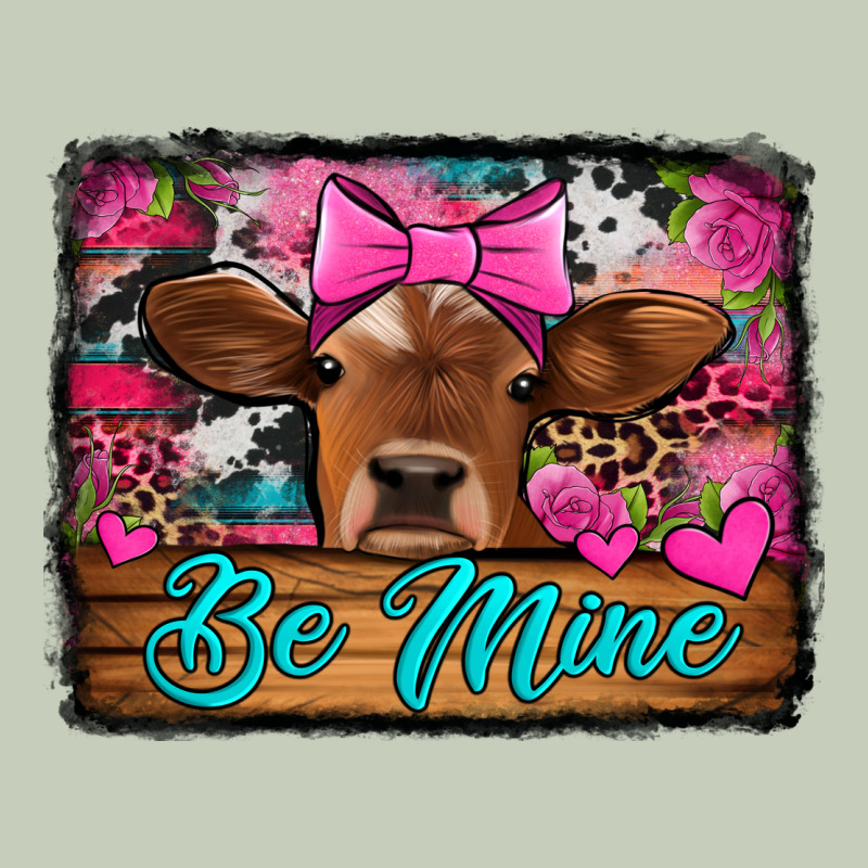 Be Mine Valentine's Day Cow Ladies Tee by Jasminsmagicworld | Teevron