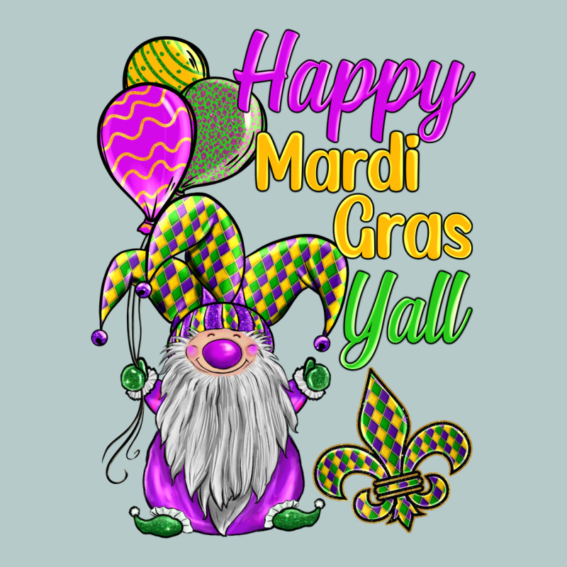 Happy Mardi Gras Y'all Heavy Core Tee by BarkalooDesign | Teevron