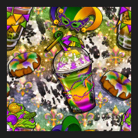 Mardi Gras Coffee Cups And Donut With Cowhide Classic Tee | Teevron