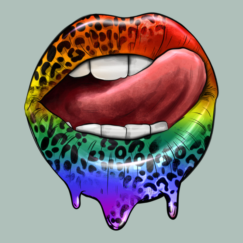 Rainbow Lips Pride Heavyweight Hoodie by FaDigitalArtStudio | Teevron