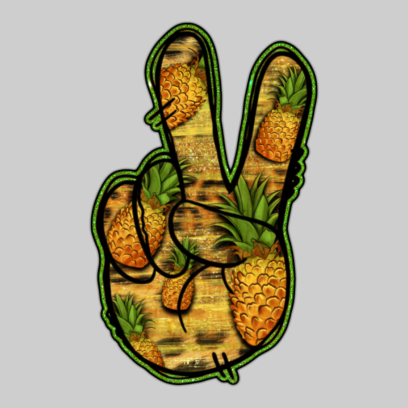 Pineapple Peace Sign Premium Tee by Jasminsmagicworld | Teevron