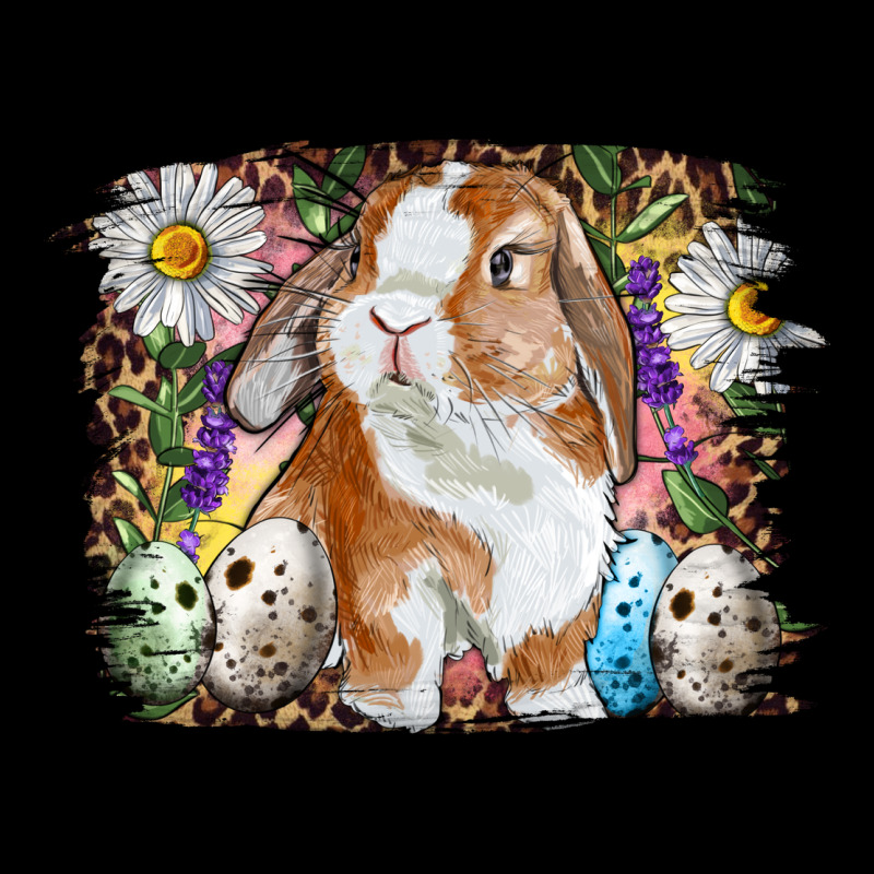 Easter Bunny With Quail Eggs And Daisy Ladies Tee by RanaPortraitStore | Teevron