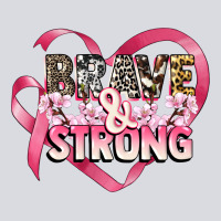 Brave And Strong Cancer Awareness Zipper Hoodie | Teevron