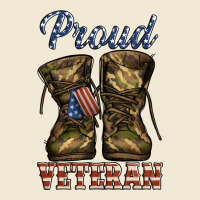 Proud Veteran Camo Shoes Premium Tee | Teevron