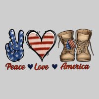 Peace Love America Premium Tee | Teevron