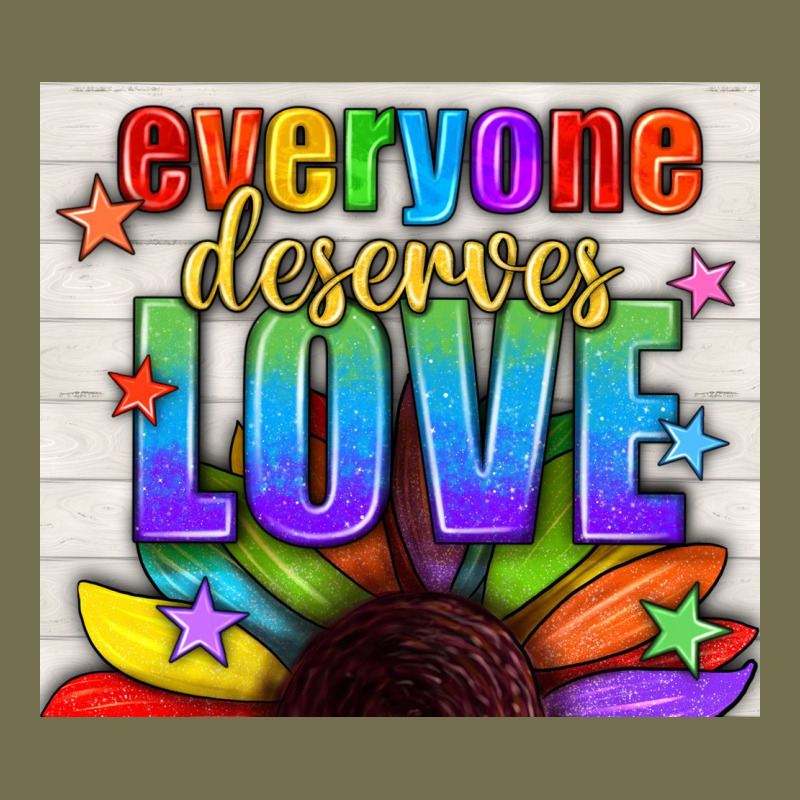 Everyone Deserves Love Pride Lgbtq+ Tumbler Vintage Hoodie by BundleAndBundleShop | Teevron