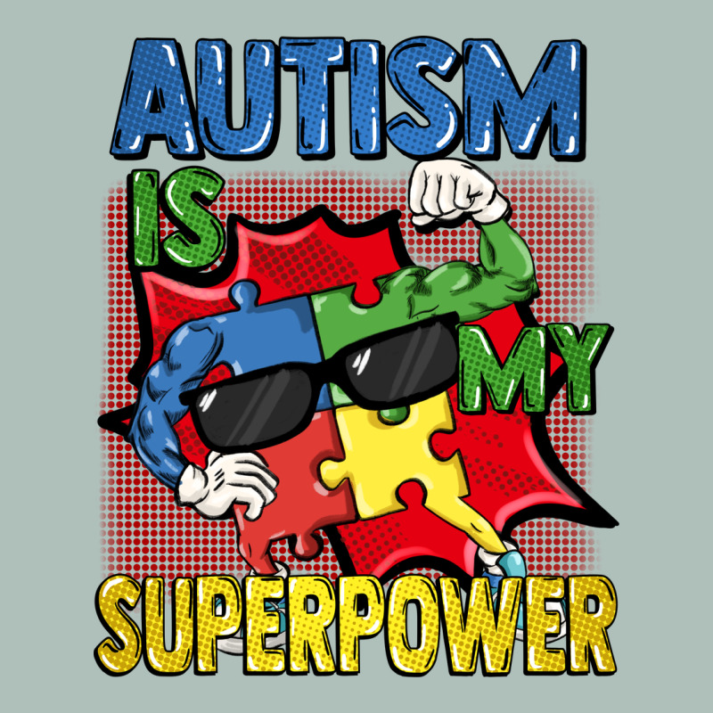 Autism Is My Superpower Autism Awareness Day Heavyweight Hoodie by FaDigitalArtStudio | Teevron