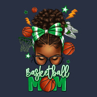 Basketball Mom Afro Messy Bun Heavyweight Sweatshirt | Teevron