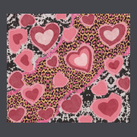 Valentine's Day Hearts With Leopard And Cowhide Long Sleeve Tee | Teevron