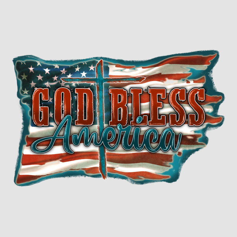 God Bless America Premium Sweatshirt by FaDigitalArtStudio | Teevron