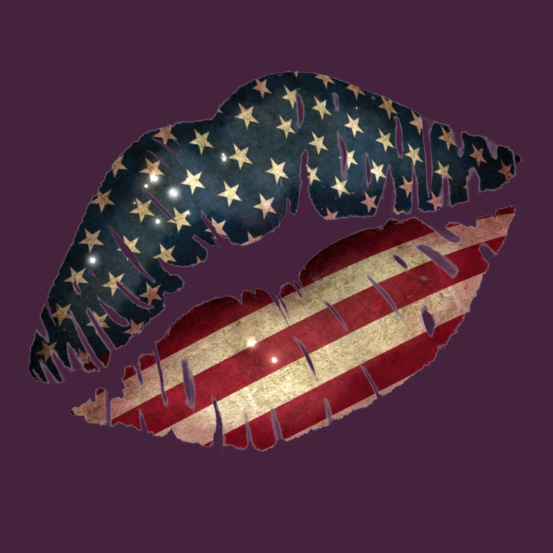 Vintage American Flag Lips Long Sleeve Tee by Bettercallsaul | Teevron