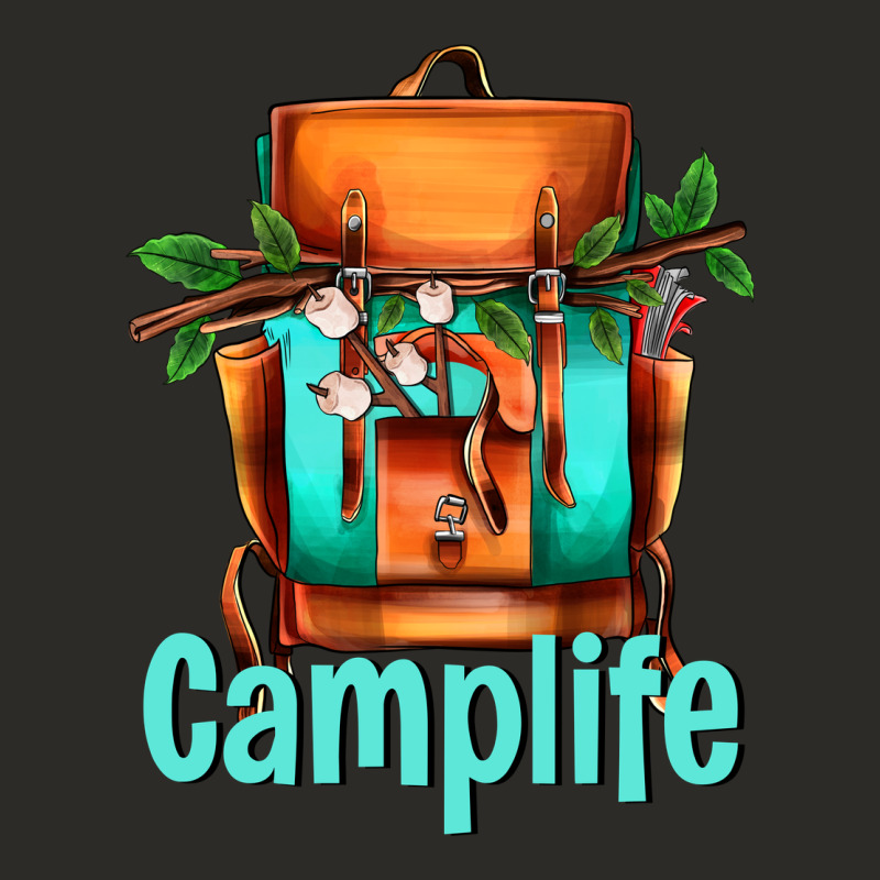 Camp Life Camp Backpack Heavy Core Tee by AdoDesignShop | Teevron