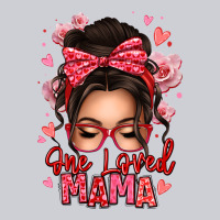 One Loved Mama Messy Bun Heavyweight Sweatshirt | Teevron