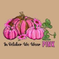 In October We Wear Pink Pumpkin And Sunflowers Vintage Hoodie | Teevron