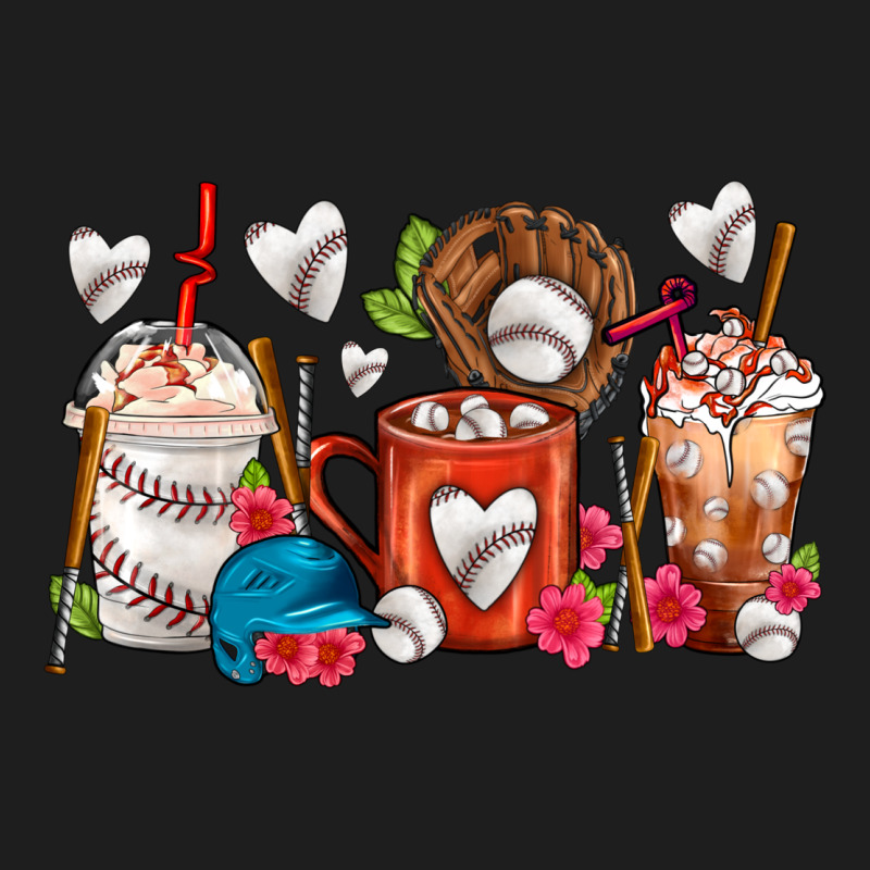Baseball Coffee Cups Heavyweight Hoodie by FaDigitalArtStudio | Teevron