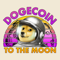 Doge Coin To The Moon 80's Retro Sunset Ladies Tee | Teevron