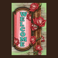 Western Red Roses Welcome Heavy Core Tee | Teevron