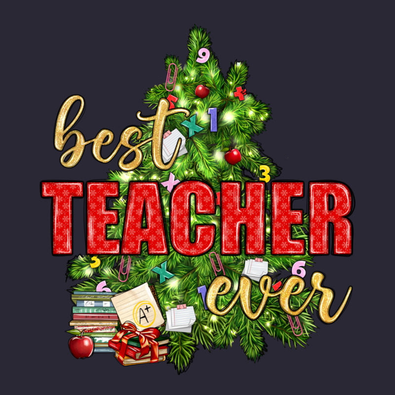 Best Teacher Ever With Christmas Tree Vintage Tee by BundleAndBundleShop | Teevron