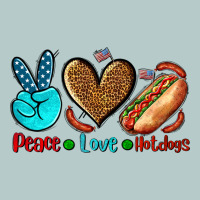 Peace Love Hotdogs Heavy Core Tee | Teevron