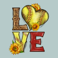 Western Love Softball Heavy Core Tee | Teevron