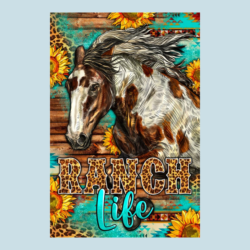 Western Ranch Life Mustang Horse Ladies Tee by LillyAllenDesigns | Teevron