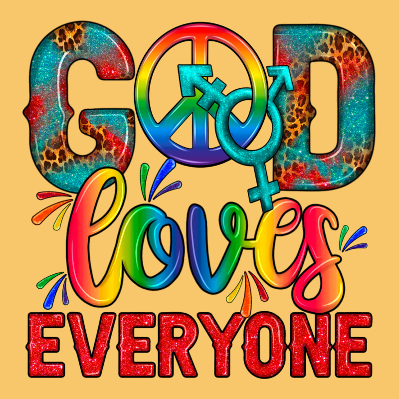 Lgbtq+ God Loves Everyone Vintage Hoodie by BundleAndBundleShop | Teevron