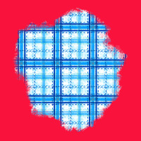 Winter Tartan Patch Classic Tee | Teevron