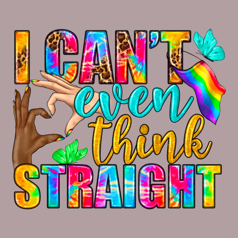 Lgbtq I Can't Even Think Straight Vintage Hoodie by BundleAndBundleShop | Teevron