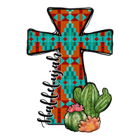 aztec cactus cross | Teevron