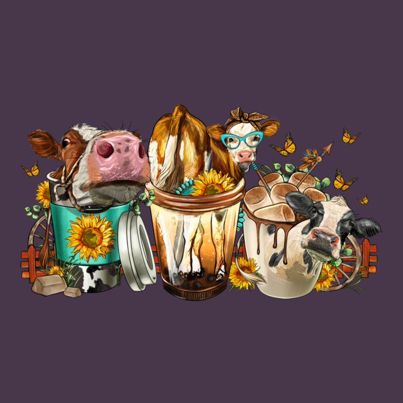 Cows And Coffee Heavyweight Hoodie by FaDigitalArtStudio | Teevron