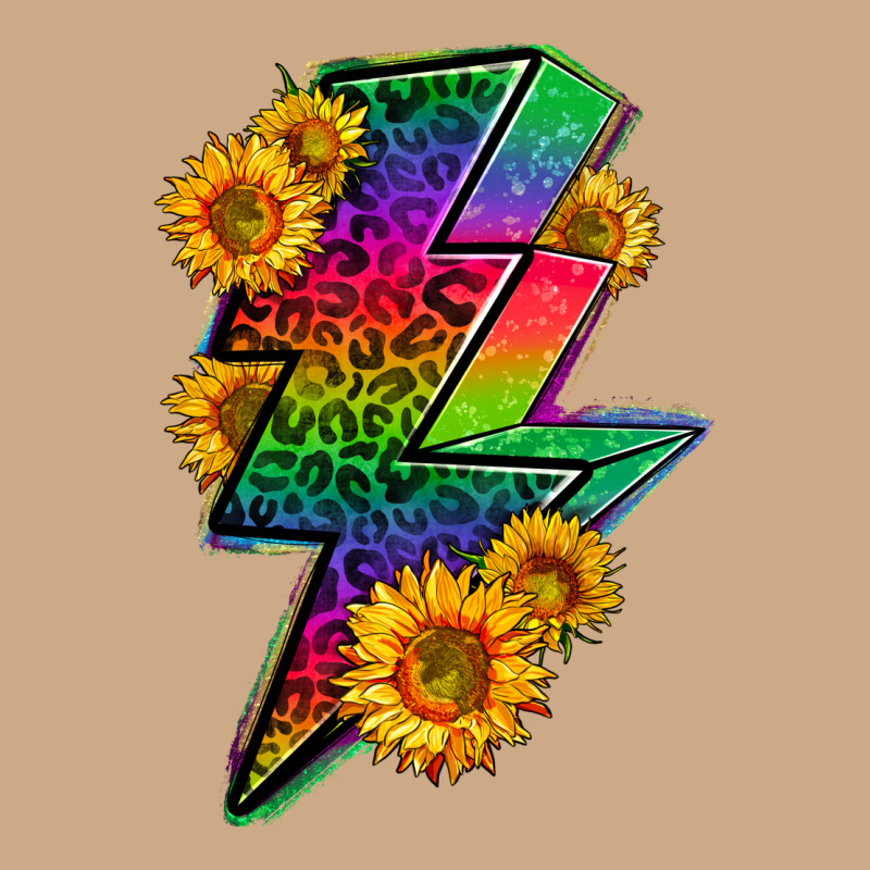 Lgbtq+ Lightnin' Bolt With Sunflower Vintage Hoodie by BundleAndBundleShop | Teevron
