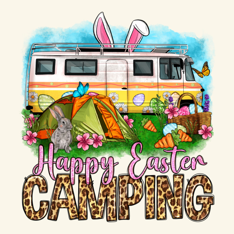 Happy Easter Camping Premium Hoodie by OliviaCreatesArt | Teevron