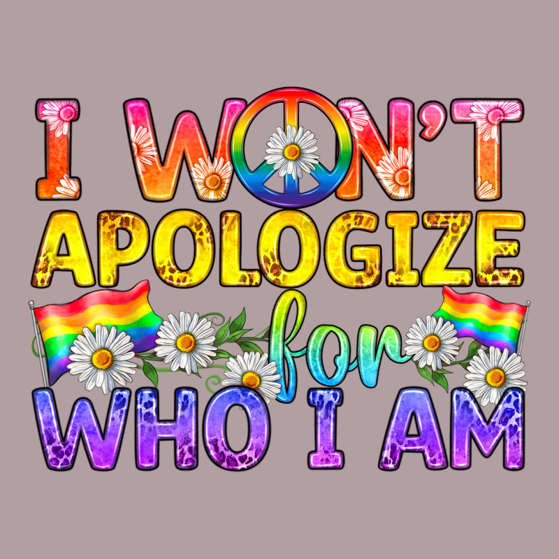 Lgbtq I Won't Apologize For Who I Am Vintage Hoodie by BundleAndBundleShop | Teevron