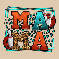 Bowling Mama Leopard Frame Mother's Day Classic Tee | Teevron