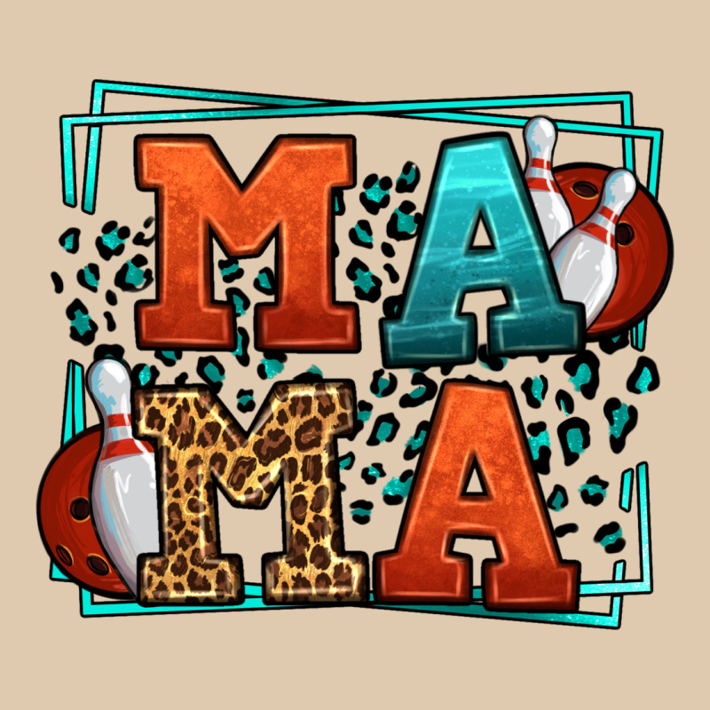 Bowling Mama Leopard Frame Mother's Day Classic Tee by LillyAllenDesigns | Teevron
