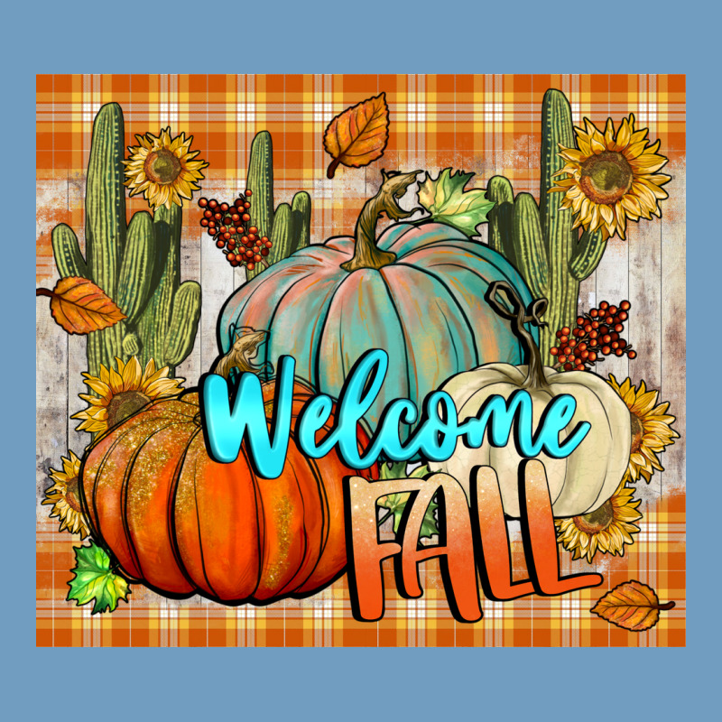 Welcome Fall Tumbler Urban Heavy Tee by BundleAndBundleShop | Teevron