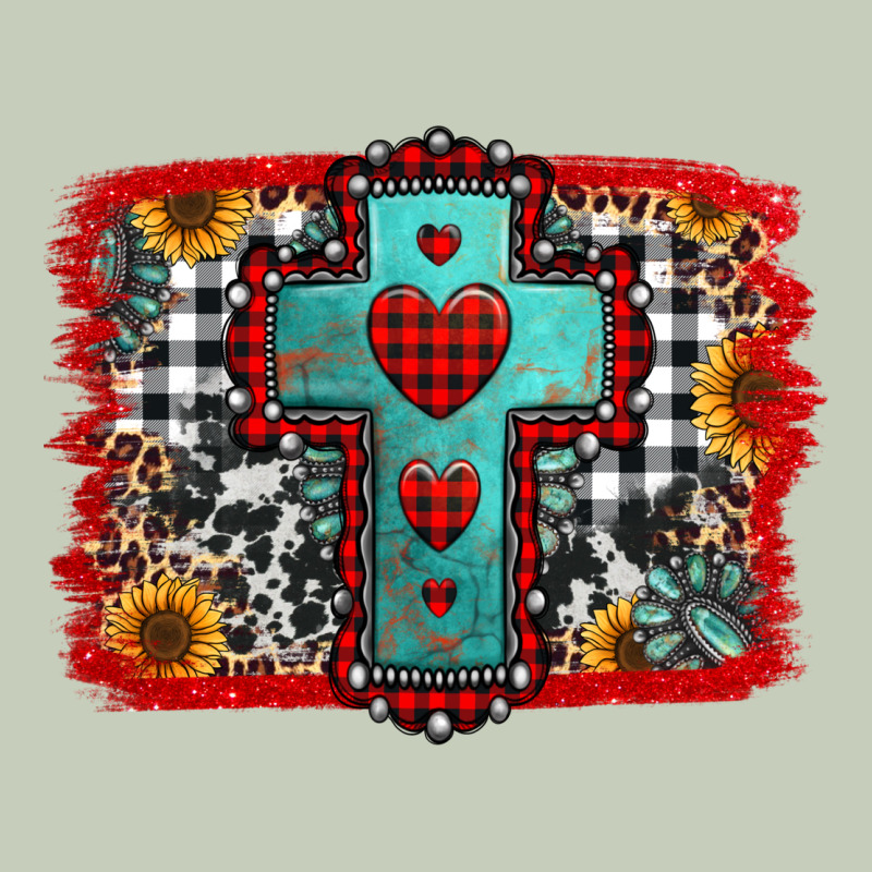 Christmas Cross With Background Ladies Tee by Jasminsmagicworld | Teevron