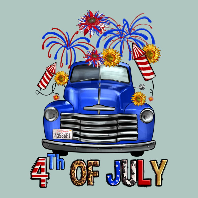 Western Fourth Of July Truck Premium Sweatshirt by FaDigitalArtStudio | Teevron
