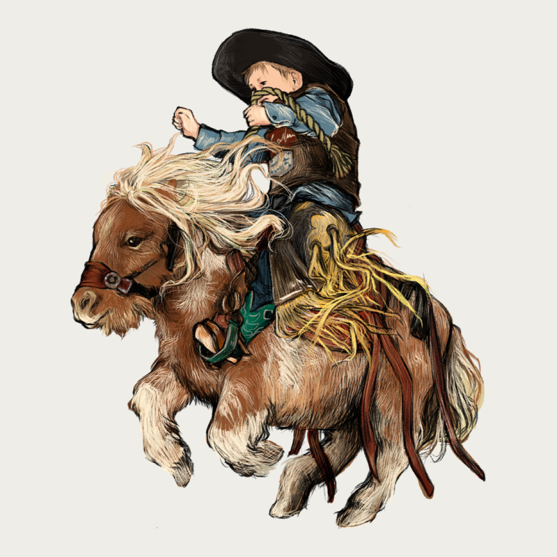 Midilli Little Cowboy Kid Rodeo Zipper Hoodie by HowdyJamesFarm | Teevron