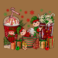 Elf Coffee Cups Christmas Vintage Tee | Teevron