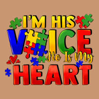I'm His Voice He Is My Heart Heavyweight Hoodie | Teevron