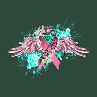 Cancer Ribbon With Angel Wings Zipper Hoodie | Teevron