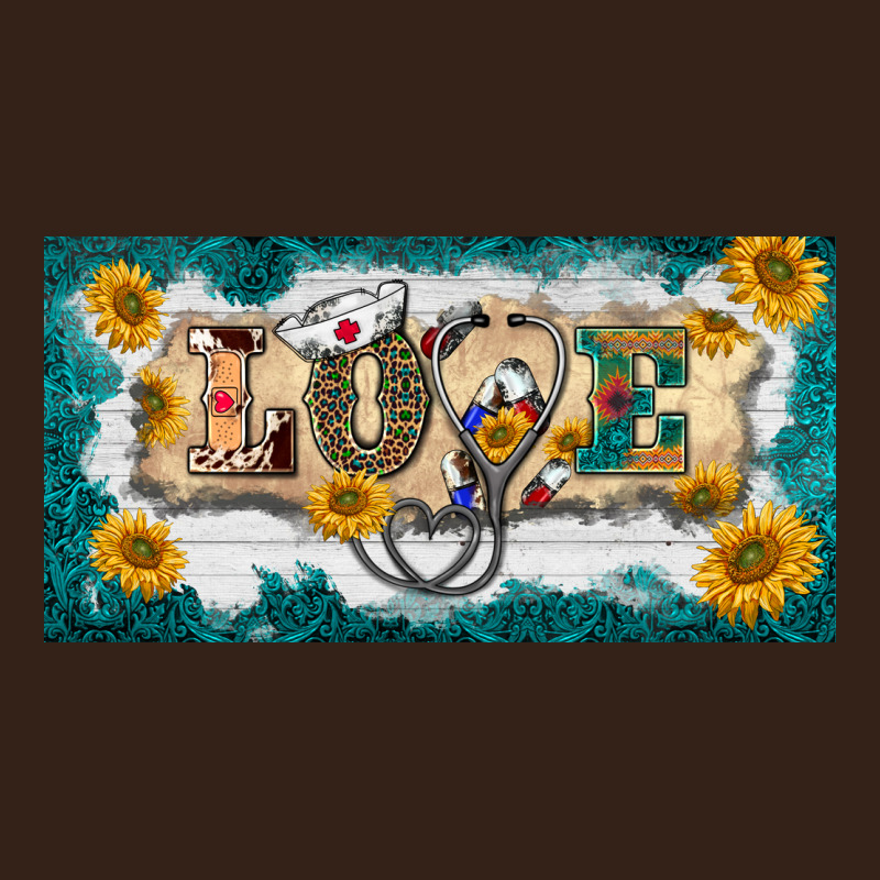 Western Love Nurse License Plate Template Heavy Core Tee by BarkalooDesign | Teevron