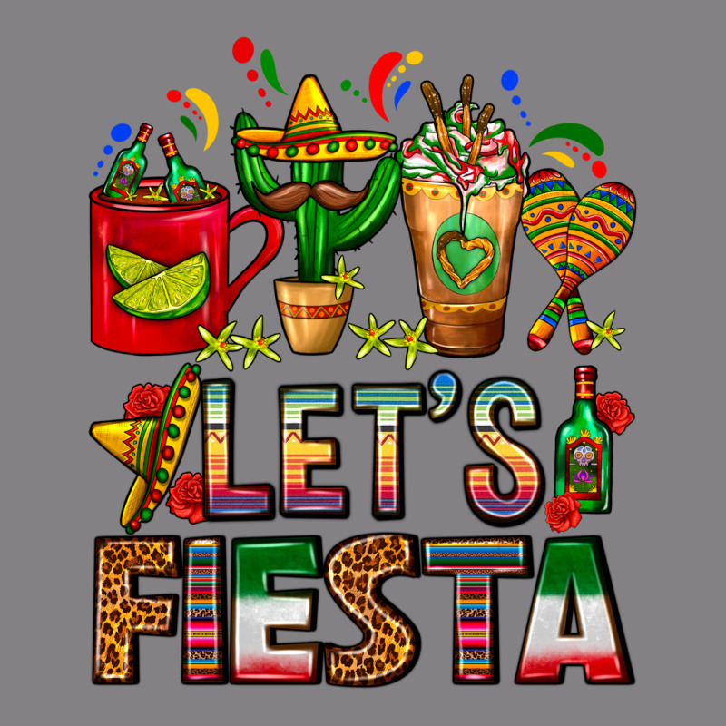 Let's Fiesta Mexico Coffee Cups With Cactus Heavyweight Hoodie by FaDigitalArtStudio | Teevron